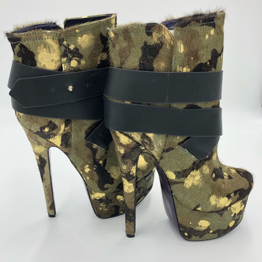 London Trash Lt-Monday Camo Boots